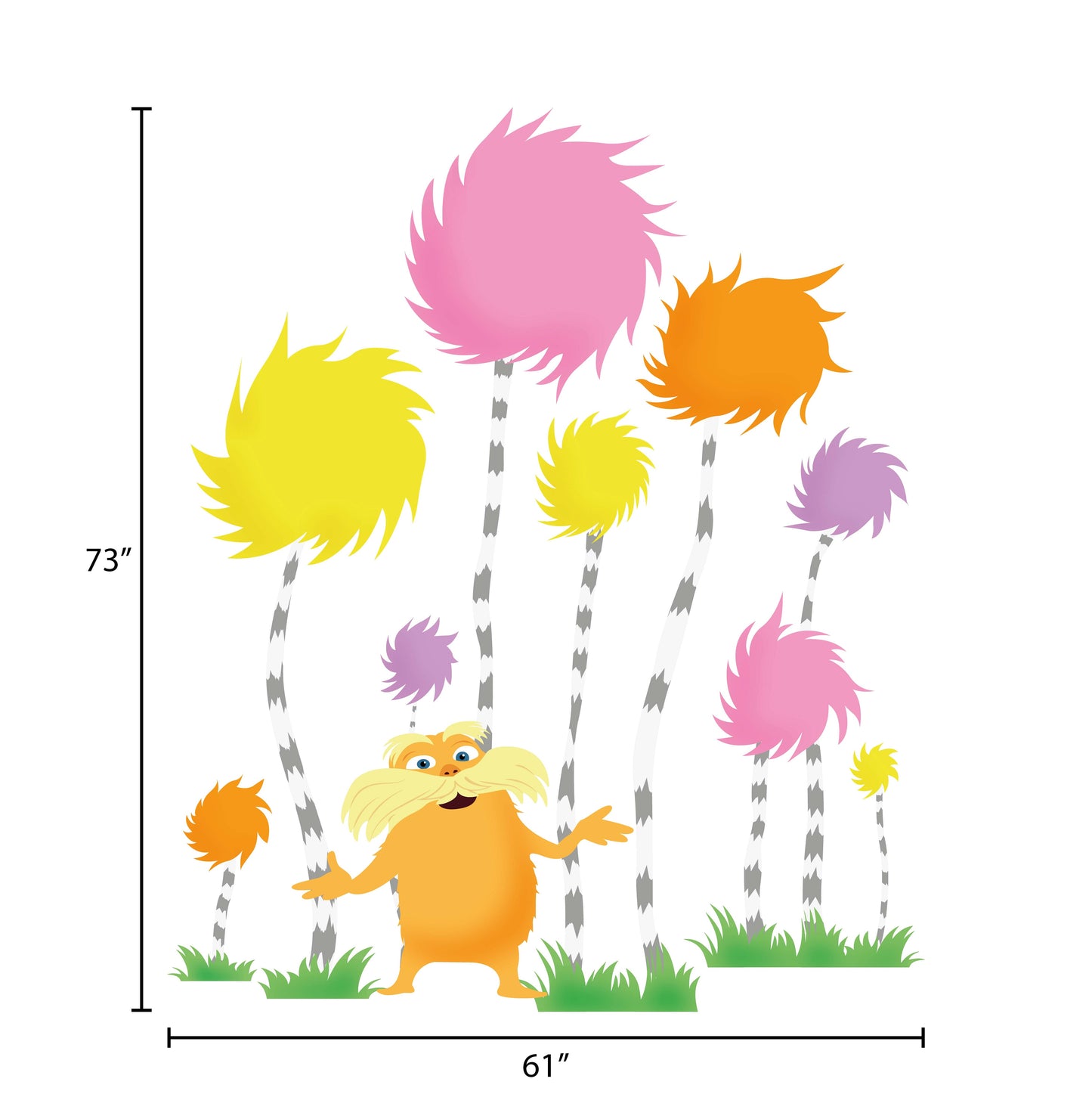 Dr. Seuss Inspired Kids Playroom Wall Stickers