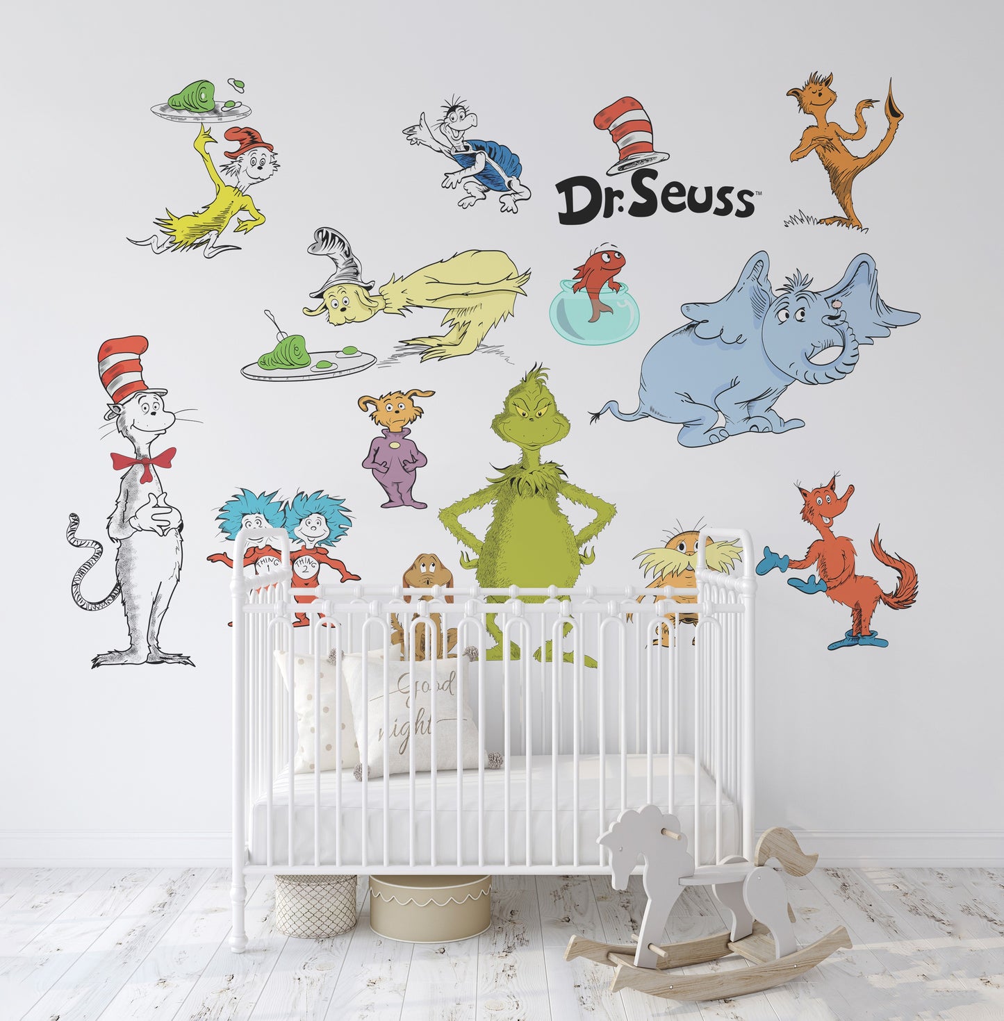 The Grinch, Cat in the Hat & Horton Nursery Decals