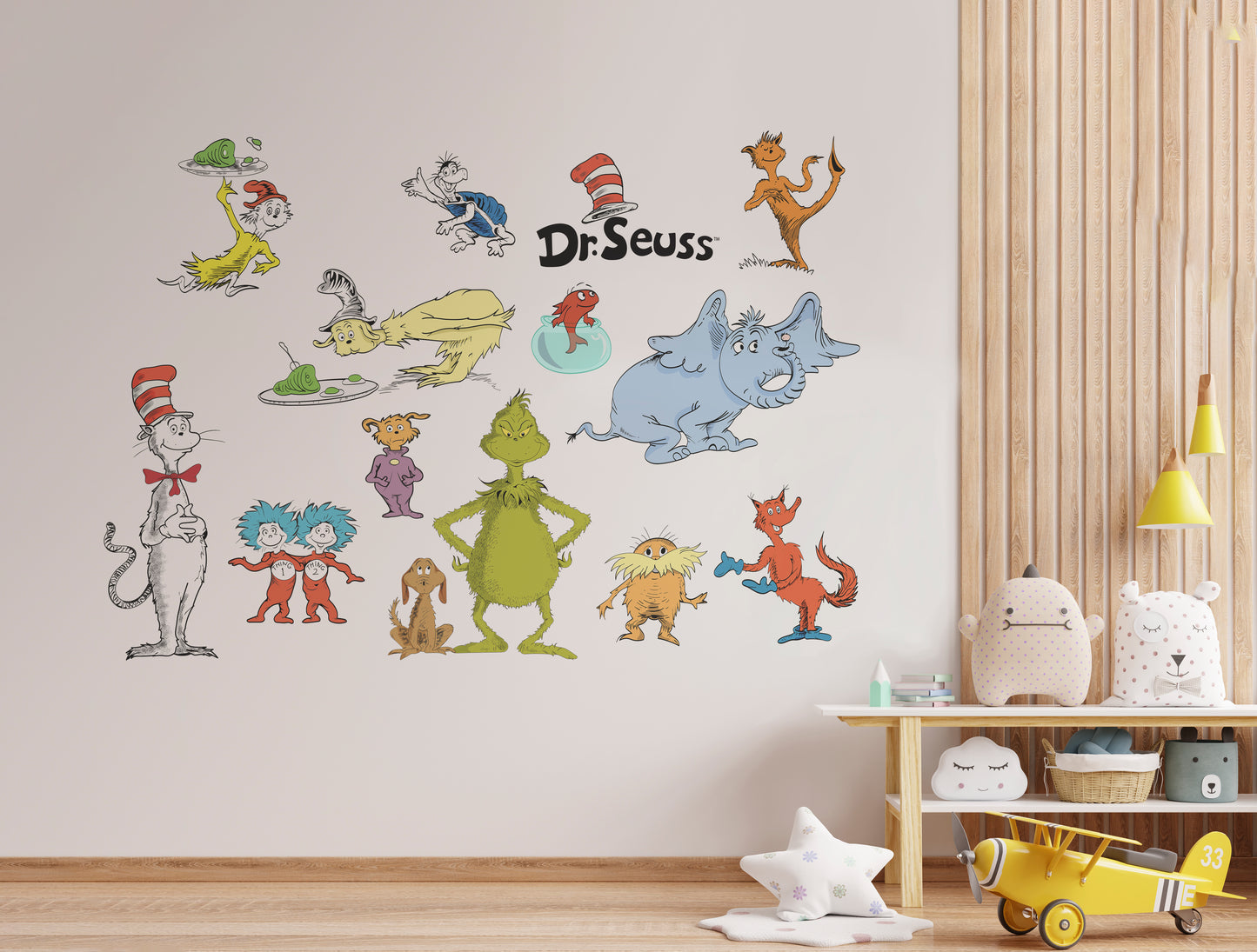 The Grinch, Cat in the Hat & Horton Nursery Decals
