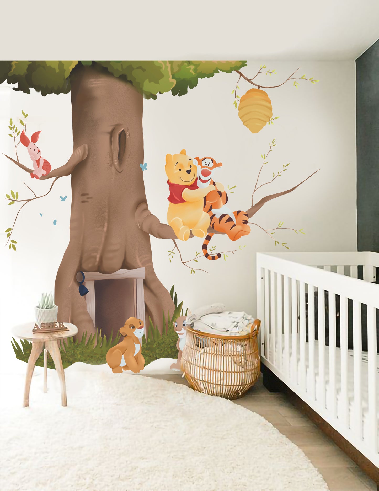 Kids' Playroom Pooh & Tigger Treehouse Wall Sticker