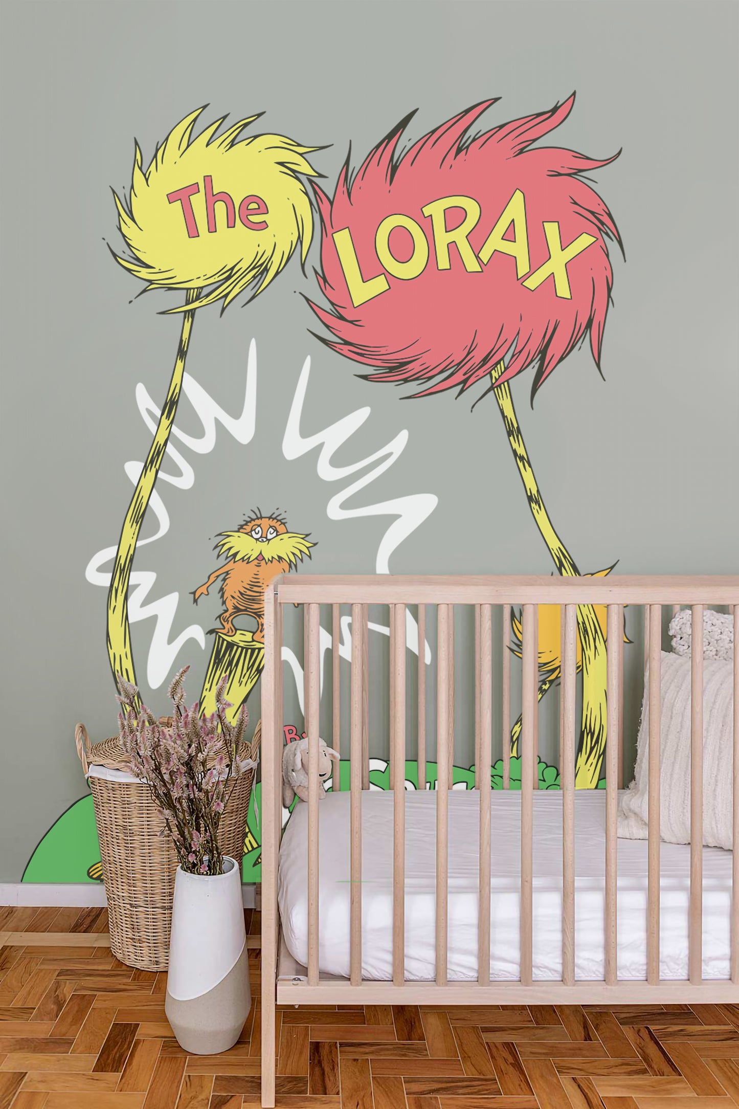Dr Seuss: The Lorax and Truffula Trees Large Wall Mural Decor