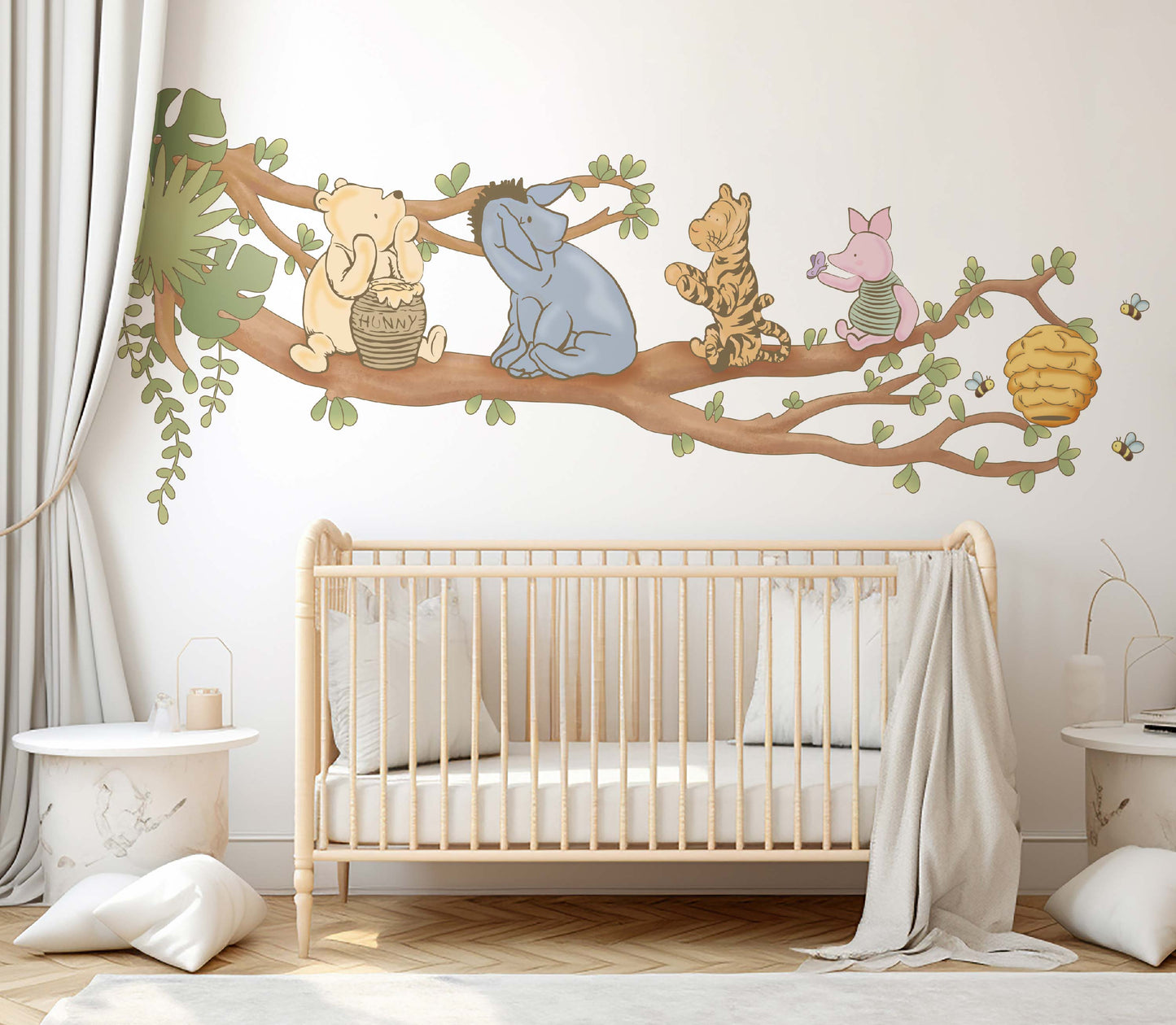 Dreamy Hundred Acre Wood Branch: Thinking Pooh & Quiet Friends