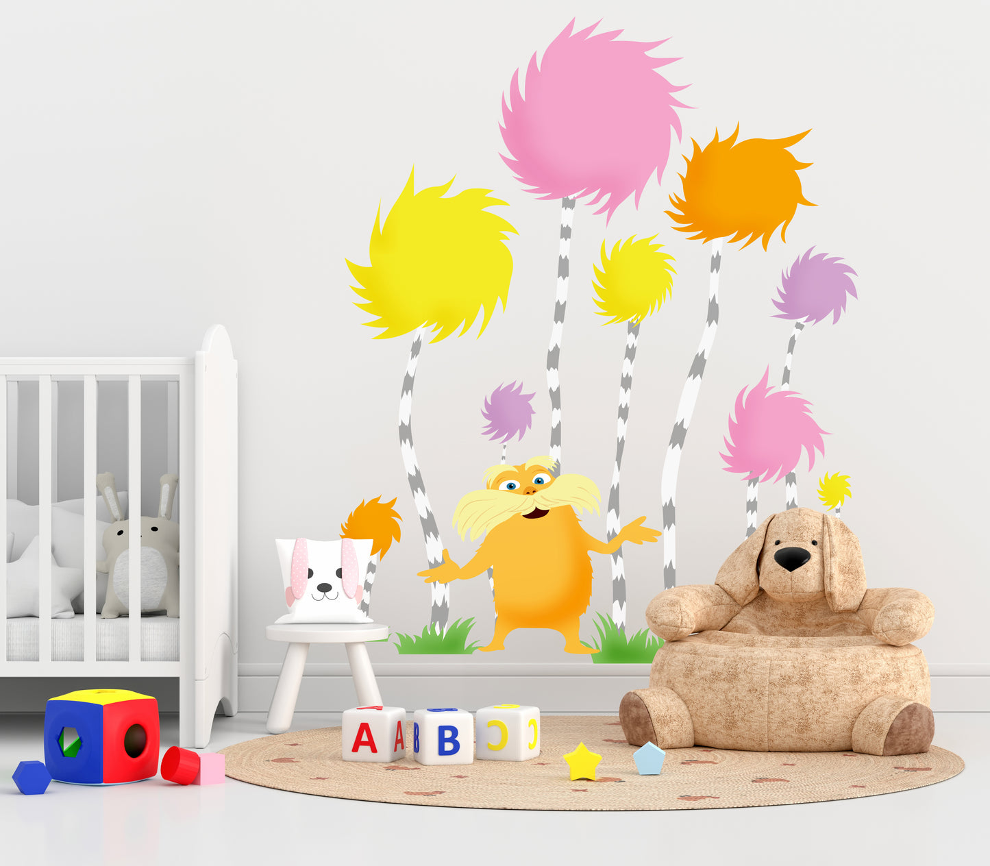 Dr. Seuss Inspired Kids Playroom Wall Stickers
