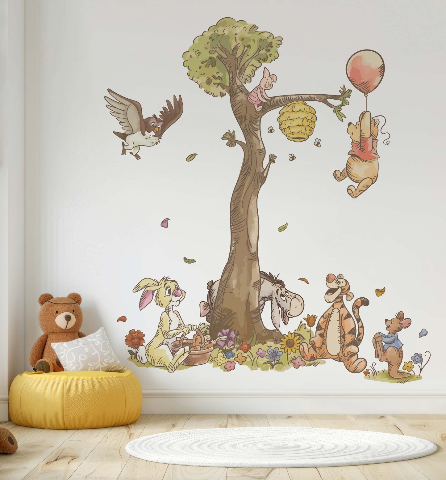 Pooh & Friends Flower Meadow: Floating Balloon & Garden Party