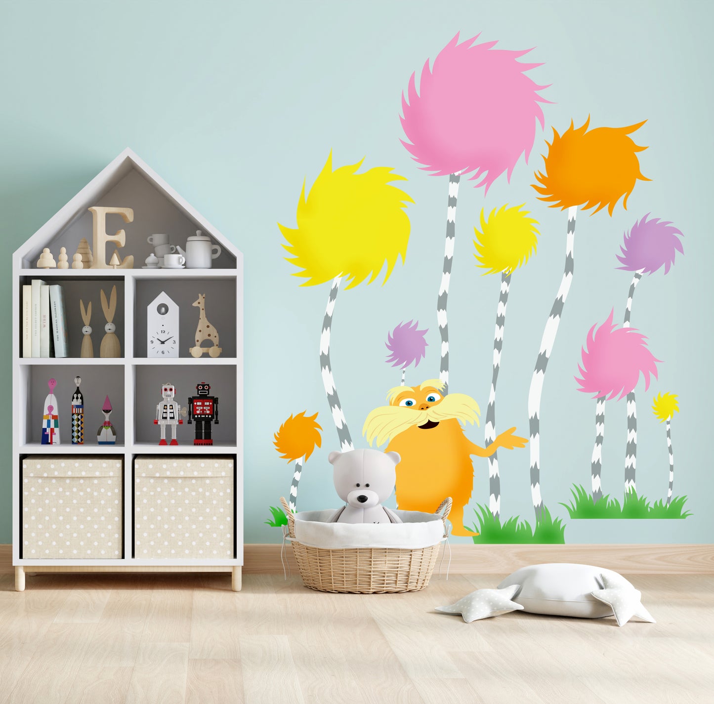 Dr. Seuss Inspired Kids Playroom Wall Stickers