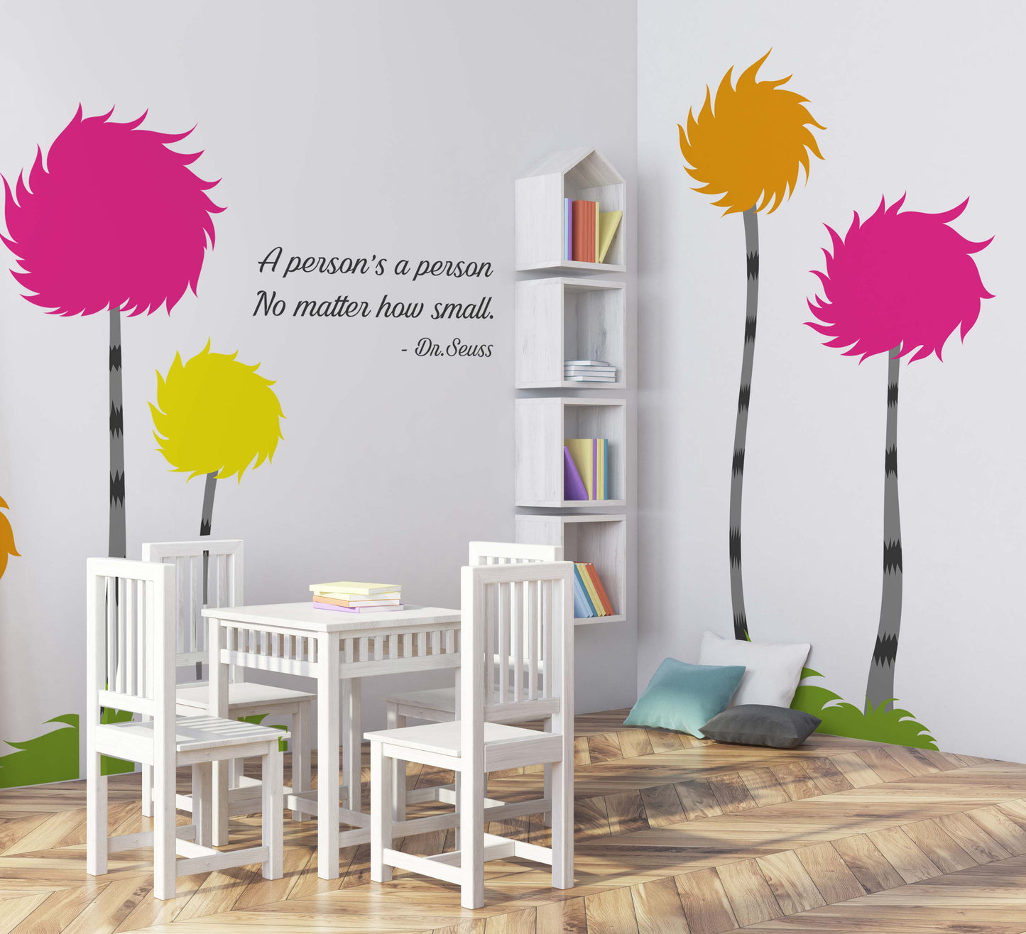 Dr Seuss Quote Truffula Trees Wall Decal